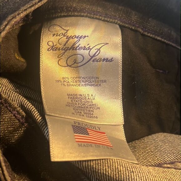 NYDJ Women’s Black Bootcut Lift tuck Technology Jeans sz 8 - Picture 13 of 13